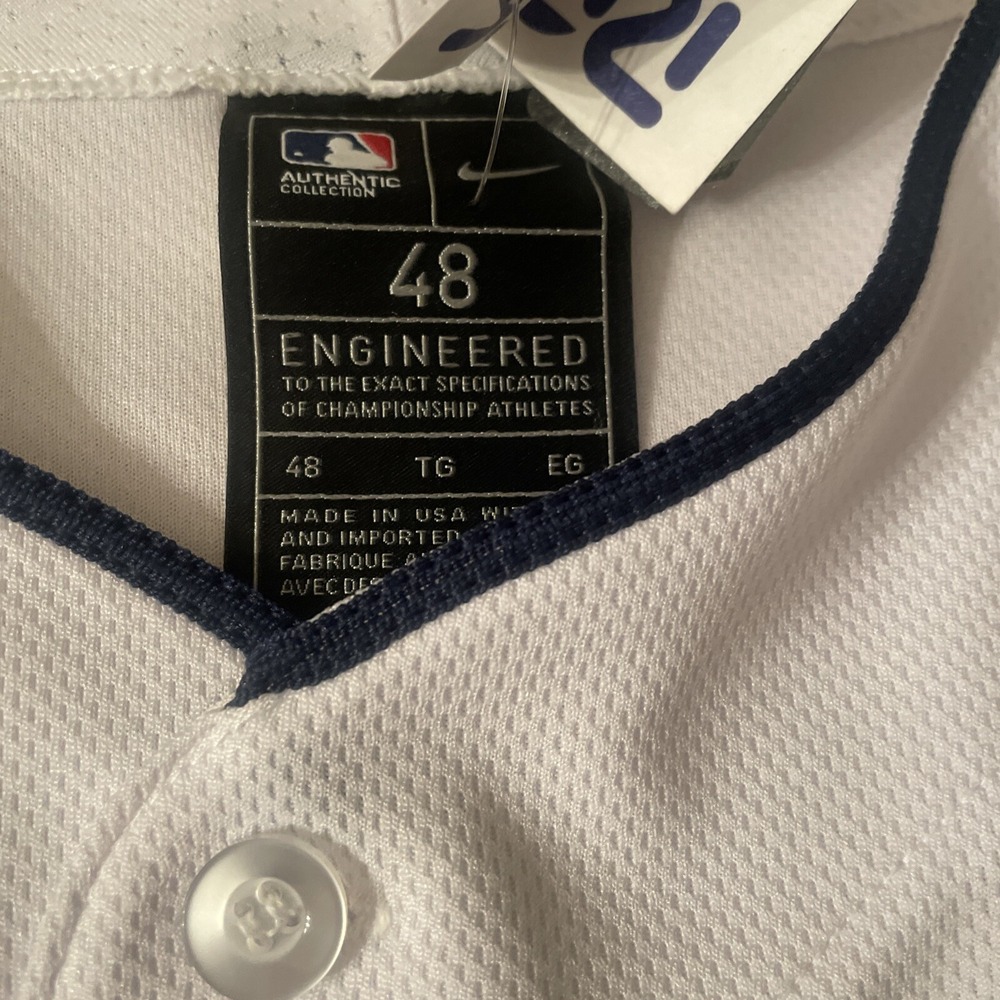 Indians Baseball Nike Authentic Collection Jersey 48 Cleveland Ohio Guardians - Picture 4 of 12
